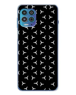 Чехол для Motorola MOTO G100 Pro с картинкой «Mercedes паттерн звезд»