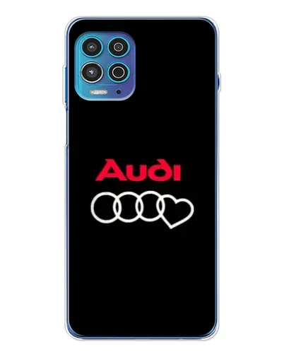 Чехол для Motorola MOTO G100 Pro с картинкой «Логотип Audi Heart» Чехол для Motorola MOTO G100 Pro с картинкой «Логотип Audi Heart»