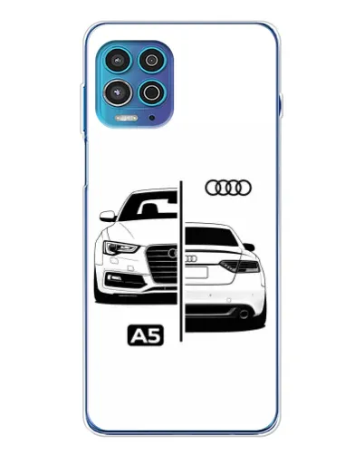 Чехол для Motorola MOTO G100 Pro с картинкой «Audi — контрастный дизайн» Чехол для Motorola MOTO G100 Pro с картинкой «Audi — контрастный дизайн»