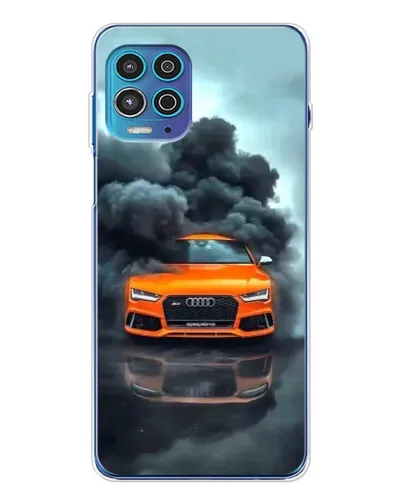 Чехол для Motorola MOTO G100 Pro с картинкой «Audi в облаках дыма» Чехол для Motorola MOTO G100 Pro с картинкой «Audi в облаках дыма»