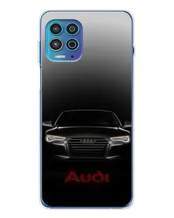 Чехол для Motorola MOTO G100 Pro с картинкой «Audi — градиентный контур» Чехол для Motorola MOTO G100 Pro с картинкой «Audi — градиентный контур»