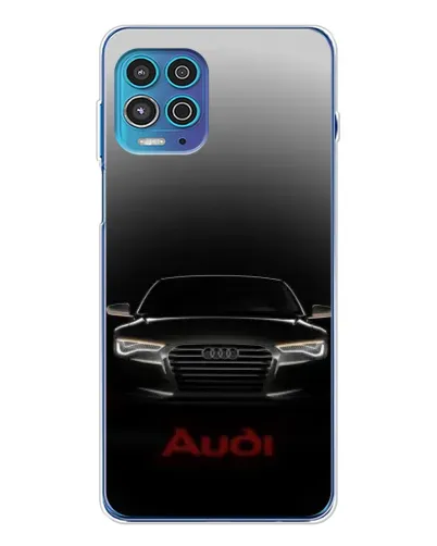 Чехол для Motorola MOTO G100 Pro с картинкой «Audi — градиентный контур» Чехол для Motorola MOTO G100 Pro с картинкой «Audi — градиентный контур»