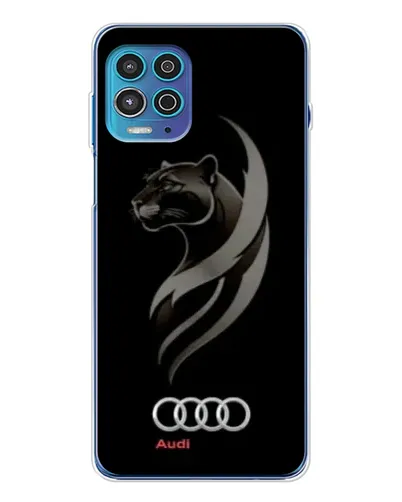 Чехол для Motorola MOTO G100 Pro с картинкой «Графика — пантера и Audi» Чехол для Motorola MOTO G100 Pro с картинкой «Графика — пантера и Audi»