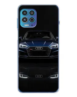 Чехол для Motorola MOTO G100 Pro с картинкой «Audi — ночное отражение» Чехол для Motorola MOTO G100 Pro с картинкой «Audi — ночное отражение»