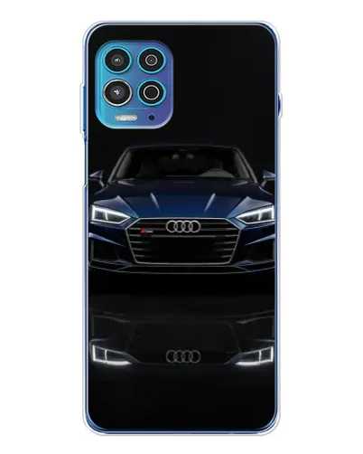 Чехол для Motorola MOTO G100 Pro с картинкой «Audi — ночное отражение» Чехол для Motorola MOTO G100 Pro с картинкой «Audi — ночное отражение»