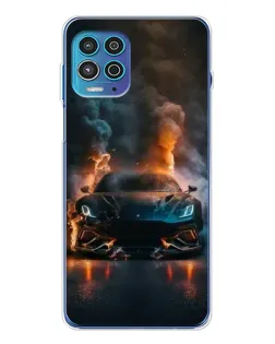 Чехол для Motorola MOTO G100 Pro с картинкой «Lamborghini дымная эстетика» Чехол для Motorola MOTO G100 Pro с картинкой «Lamborghini дымная эстетика»