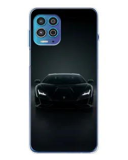 Чехол для Motorola MOTO G100 Pro с картинкой «Черный Lamborghini Aventador» Чехол для Motorola MOTO G100 Pro с картинкой «Черный Lamborghini Aventador»