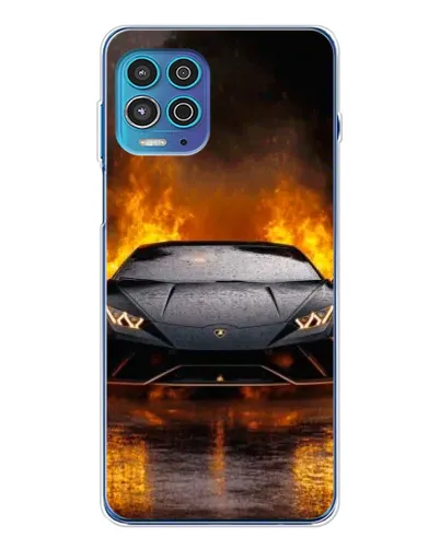 Чехол для Motorola MOTO G100 Pro с картинкой «Lamborghini в огне» Чехол для Motorola MOTO G100 Pro с картинкой «Lamborghini в огне»
