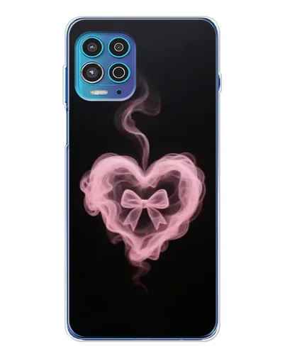 Чехол для Motorola MOTO G100 Pro с картинкой «Дымчатое сердце»