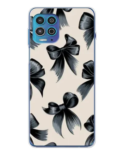 Чехол для Motorola MOTO G100 Pro с картинкой «Банты Coquette»