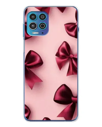 Чехол для Motorola MOTO G100 Pro с картинкой «Бордовый атлас»