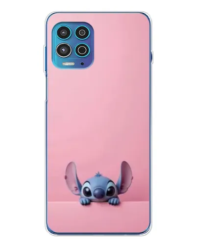 Чехол для Motorola MOTO G100 Pro с картинкой «Stitch выглядывает»