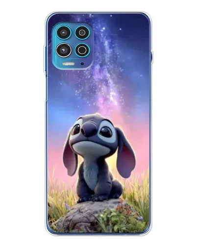 Чехол для Motorola MOTO G100 Pro с картинкой «Стич на рассвете»