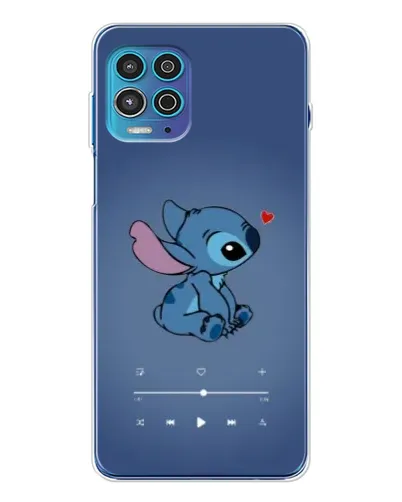 Чехол для Motorola MOTO G100 Pro с картинкой «Музыкальный Stitch»
