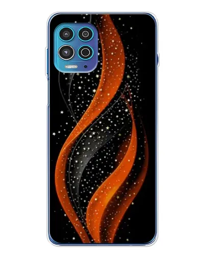 Чехол для Motorola MOTO G100 Pro с картинкой «Огненная звездная волна»