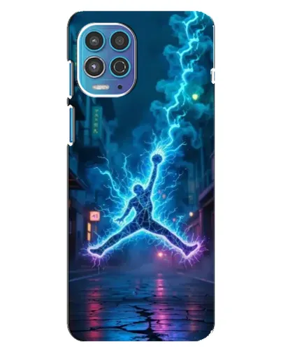 Чехол для Motorola MOTO G100 с картинкой «Jordan Gold Jumpman»