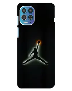 Чехол для Motorola MOTO G100 с картинкой «Jordan Gradient Logo»