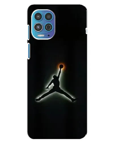 Чехол для Motorola MOTO G100 с картинкой «Jordan Gradient Logo»