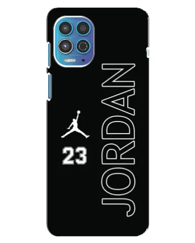 Чехол для Motorola MOTO G100 с картинкой «Jordan Vertical»