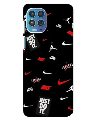 Чехол для Motorola MOTO G100 с картинкой «Nike Mix Pattern»
