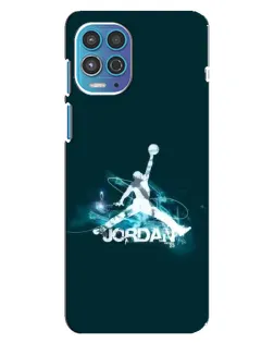 Чехол для Motorola MOTO G100 с картинкой «Jordan Blue Fire» Чехол для Motorola MOTO G100 с картинкой «Jordan Blue Fire»