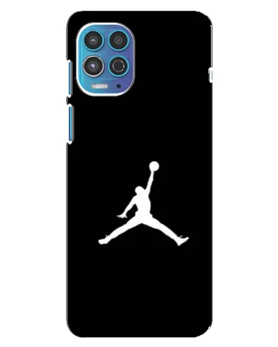 Чехол для Motorola MOTO G100 с картинкой «Jordan Silhouette»
