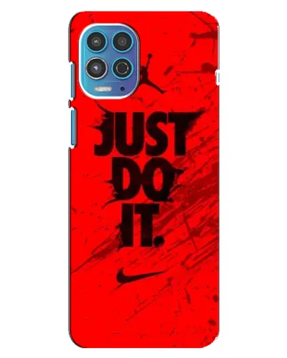 Чехол для Motorola MOTO G100 с картинкой «Nike Just Do It»