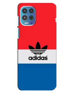 Чехол для Motorola MOTO G100 с картинкой «Ретро блоки Adidas» Чехол для Motorola MOTO G100 с картинкой «Ретро блоки Adidas»