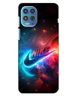 Чехол для Motorola MOTO G100 с картинкой «Огненный логотип Nike» Чехол для Motorola MOTO G100 с картинкой «Огненный логотип Nike»