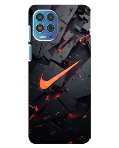 Чехол для Motorola MOTO G100 с картинкой «Nike — эффект разломов» Чехол для Motorola MOTO G100 с картинкой «Nike — эффект разломов»