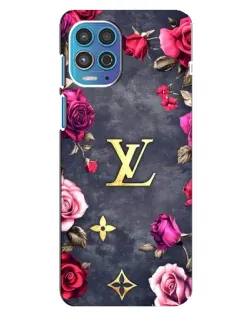 Чехол для Motorola MOTO G100 с картинкой «Цветочный Louis Vuitton»
