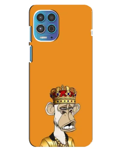 Чехол для Motorola MOTO G100 с картинкой «Золотая обезьяна Bored Ape»