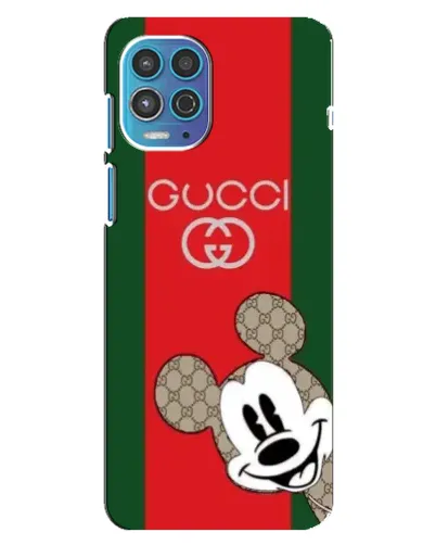 Чехол для Motorola MOTO G100 с картинкой «Gucci — полосы и Микки» Чехол для Motorola MOTO G100 с картинкой «Gucci — полосы и Микки»