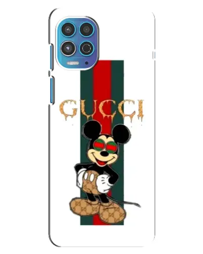 Чехол для Motorola MOTO G100 с картинкой «Микки Маус Gucci — полосы» Чехол для Motorola MOTO G100 с картинкой «Микки Маус Gucci — полосы»