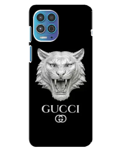 Чехол для Motorola MOTO G100 с картинкой «Gucci — серебряный лев» Чехол для Motorola MOTO G100 с картинкой «Gucci — серебряный лев»