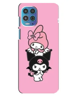 Чехол для Motorola MOTO G100 с картинкой «My Melody и Kuromi» Чехол для Motorola MOTO G100 с картинкой «My Melody и Kuromi»