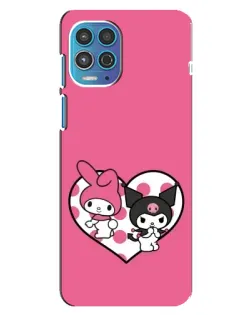Чехол для Motorola MOTO G100 с картинкой «Kuromi и My Melody» Чехол для Motorola MOTO G100 с картинкой «Kuromi и My Melody»