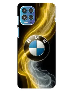 Чехол для Motorola MOTO G100 с картинкой «Золотистый дым BMW» Чехол для Motorola MOTO G100 с картинкой «Золотистый дым BMW»
