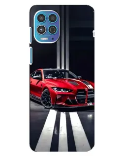 Чехол для Motorola MOTO G100 с картинкой «Красная BMW на дороге» Чехол для Motorola MOTO G100 с картинкой «Красная BMW на дороге»