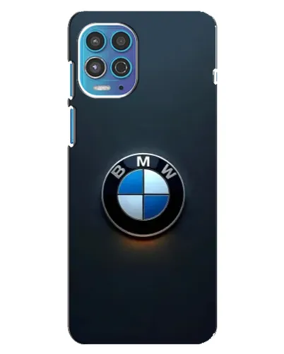 Чехол для Motorola MOTO G100 с картинкой «Логотип BMW — минимализм»