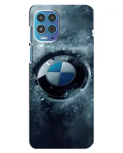 Чехол для Motorola MOTO G100 с картинкой «Логотип BMW — лед» Чехол для Motorola MOTO G100 с картинкой «Логотип BMW — лед»