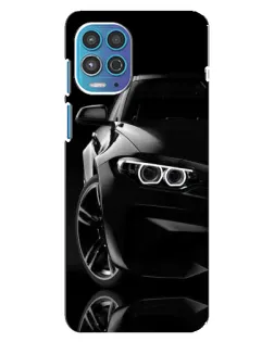 Чехол для Motorola MOTO G100 с картинкой «Черная BMW — профиль» Чехол для Motorola MOTO G100 с картинкой «Черная BMW — профиль»