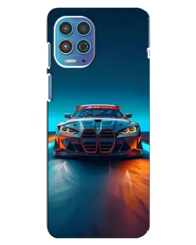 Чехол для Motorola MOTO G100 с картинкой «BMW — огни неона» Чехол для Motorola MOTO G100 с картинкой «BMW — огни неона»