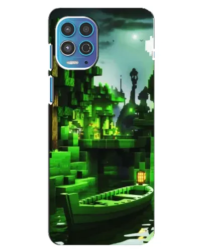 Чехол для Motorola MOTO G100 с картинкой «Minecraft лесной пейзаж» Чехол для Motorola MOTO G100 с картинкой «Minecraft лесной пейзаж»