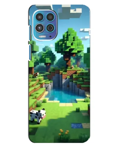 Чехол для Motorola MOTO G100 с картинкой «Minecraft летний день» Чехол для Motorola MOTO G100 с картинкой «Minecraft летний день»