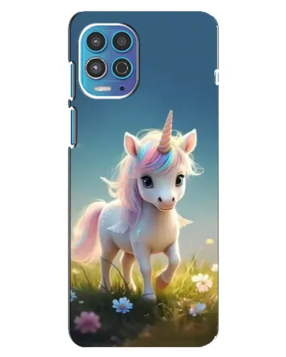 Чехол для Motorola MOTO G100 с картинкой «Единорог на поляне» Чехол для Motorola MOTO G100 с картинкой «Единорог на поляне»