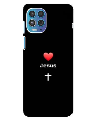 Чехол для Motorola MOTO G100 с картинкой «Сердце - Jesus» Чехол для Motorola MOTO G100 с картинкой «Сердце - Jesus»