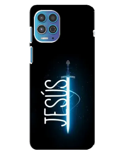 Чехол для Motorola MOTO G100 с картинкой «Меч Духа Jesus» Чехол для Motorola MOTO G100 с картинкой «Меч Духа Jesus»