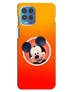 Чехол для Motorola MOTO G100 с картинкой «Mickey в круге»