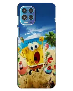 Чехол для Motorola MOTO G100 с картинкой «Развлечения на пляже»